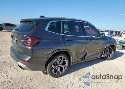 2022 BMW X3 Sdrive30I из США, поврежденный, VIN 5UX43DP05N9K14618